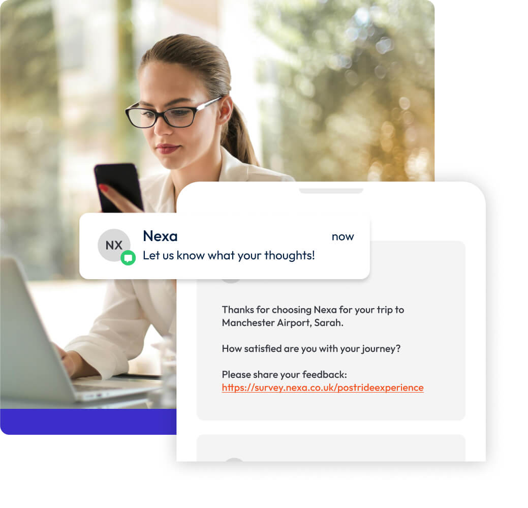 sms distribution in SmartSurvey